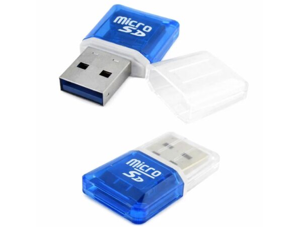 CZYTNIK KART MICRO SD SDHC - niebieski
