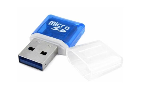 CZYTNIK KART MICRO SD SDHC - niebieski