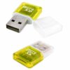 CZYTNIK KART MICRO SD SDHC - żółty