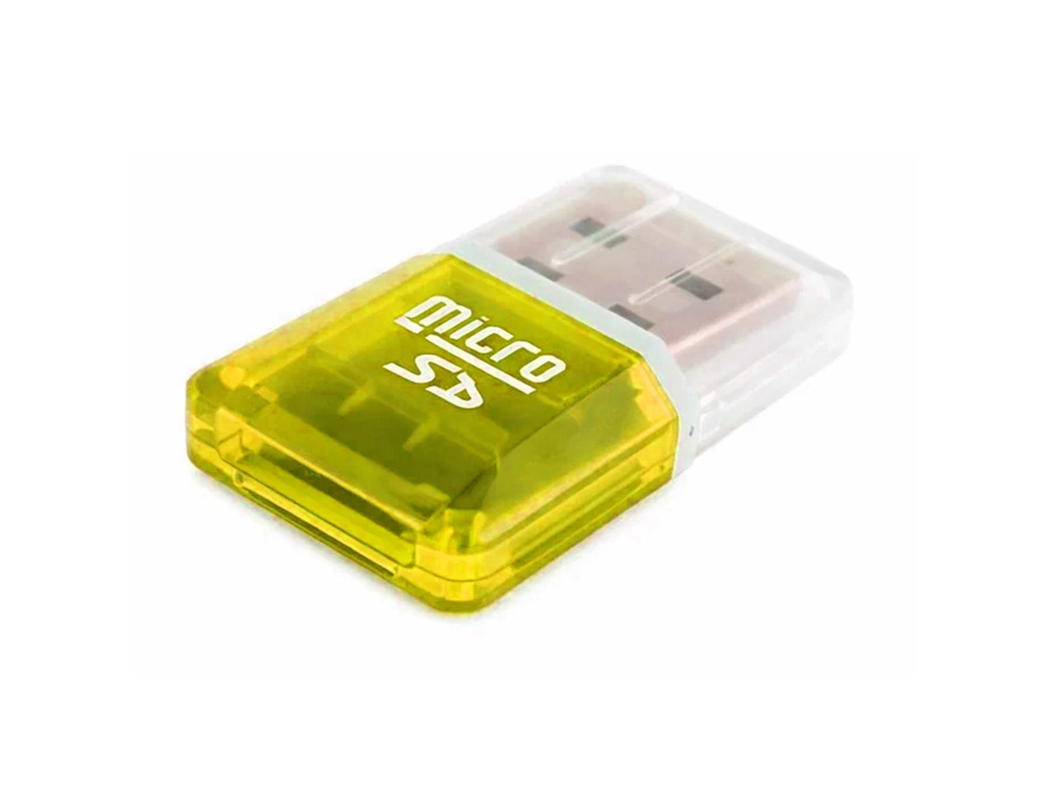 CZYTNIK KART MICRO SD SDHC - żółty