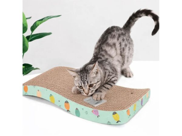 DRAPAK DLA KOTA POZIOMY - 44,5×19,5cm zielony z kocimiętką