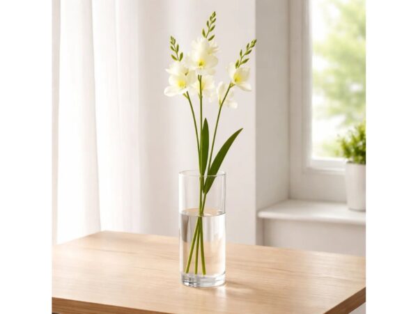 FREZJA SZTUCZNA POJEDYNCZA 62CM 2 RAMIONA (główka 15-16cm) - biały