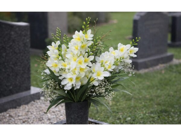FREZJA SZTUCZNA POJEDYNCZA 90CM (kwiat 7-3 cm)