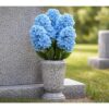HORTENSJA SZTUCZNA POJEDYNCZA 90CM (kwiat 25cm) - niebieski