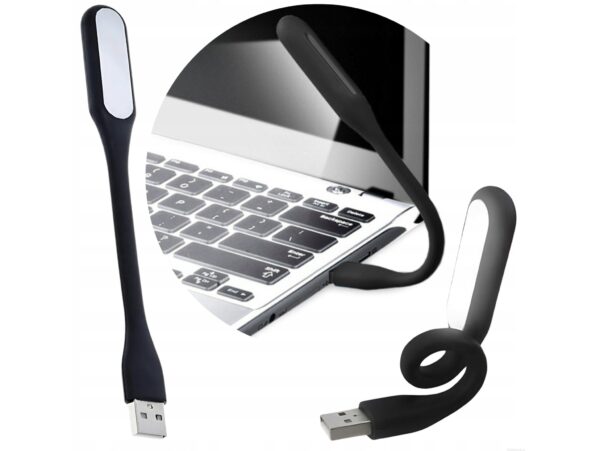 LAMPKA 6 LED SILIKONOWA DO LAPTOPA USB