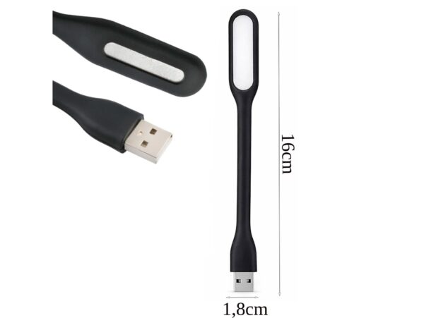 LAMPKA 6 LED SILIKONOWA DO LAPTOPA USB