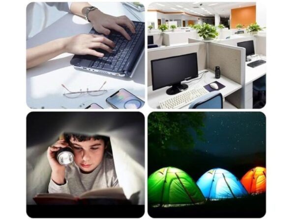 LAMPKA 6 LED SILIKONOWA DO LAPTOPA USB