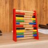 LICZYDŁO DREWNIANE EDUKACYJNE KOLOROWE SZKOLNE