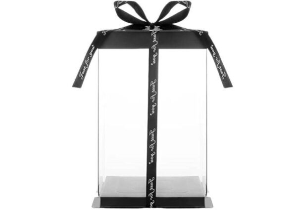 MIŚ Z RÓŻ 25cm + BOX - biały