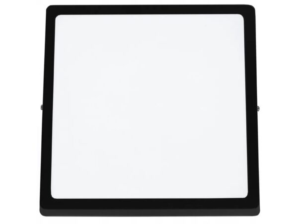 PANEL LAMPA LED PLAFON 29CM 24W - czarny/zimny biały