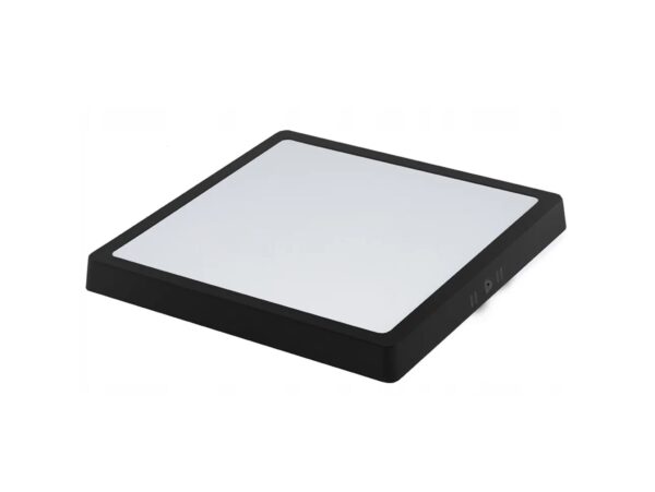 PANEL LAMPA LED PLAFON 29CM 24W - czarny/zimny biały