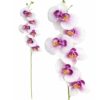 STORCZYK SZTUCZNY POJEDYNCZY 75CM (6 kwiatów 10cm) - biało-fioletowy