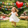 BALON FOLIOWY SERCE 25CM 25SZT