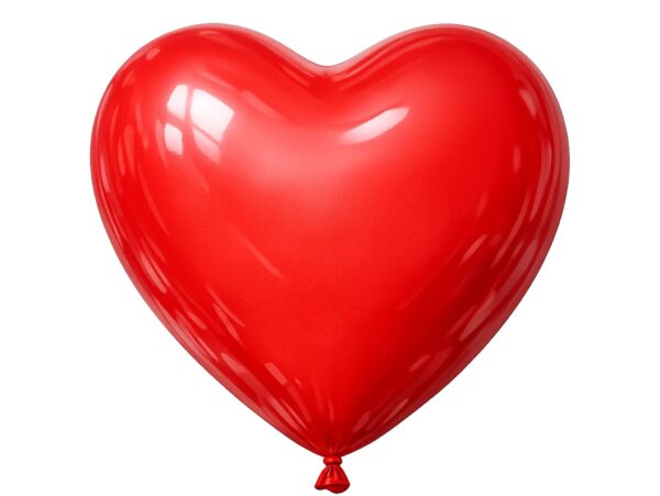 BALON LATEKSOWY SERCE 90CM 10SZT