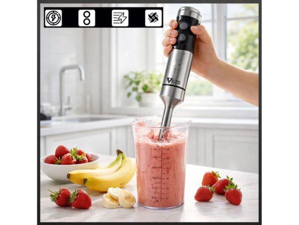 BLENDER RĘCZNY ZESTAW 1000W 5w1