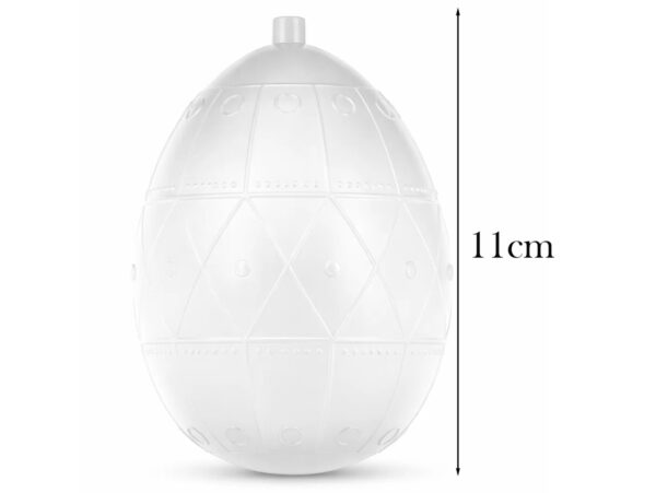 DYNGUSÓWKA ŚMIGUSÓWKA JAJO 11cm WIELKANOC - biały