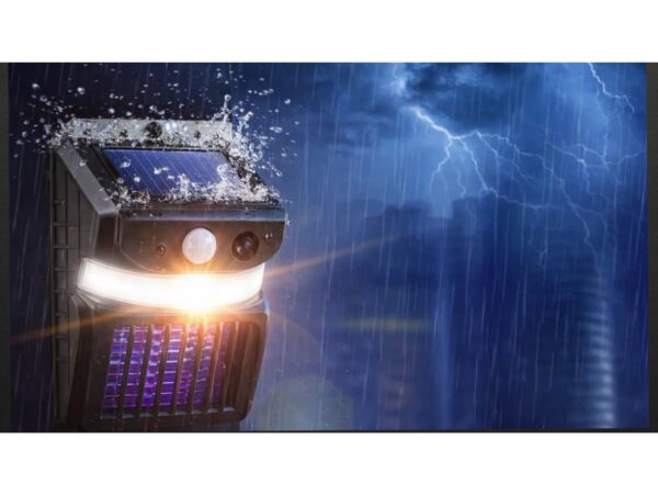 LAMPA SOLARNA OGRODOWA NA KOMARY OWADY