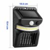 LAMPA SOLARNA OGRODOWA NA KOMARY OWADY