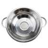 MISKA METALOWA 27CM + DURSZLAK SITKO CEDZAK ZE STALI Z UCHWYTAMI 23CM
