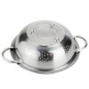 MISKA METALOWA 27CM + DURSZLAK SITKO CEDZAK ZE STALI Z UCHWYTAMI 23CM