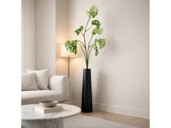 MONSTERA SZTUCZNA GAŁĄZKA 78CM 3 RAMIONA 10SZT