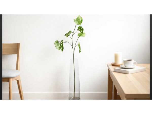 MONSTERA SZTUCZNA GAŁĄZKA 78CM 3 RAMIONA 5SZT