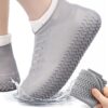OCHRANIACZE SILIKONOWE NA BUTY WODOODPORNE ROZM.L - szary