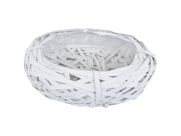 OSŁONKA DONICZKA RATTANOWA Z FOLIĄ ZESTAW 2SZT 30x21x9 20x15x7