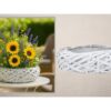 OSŁONKA DONICZKA RATTANOWA Z FOLIĄ ZESTAW 2SZT 30x21x9 20x15x7
