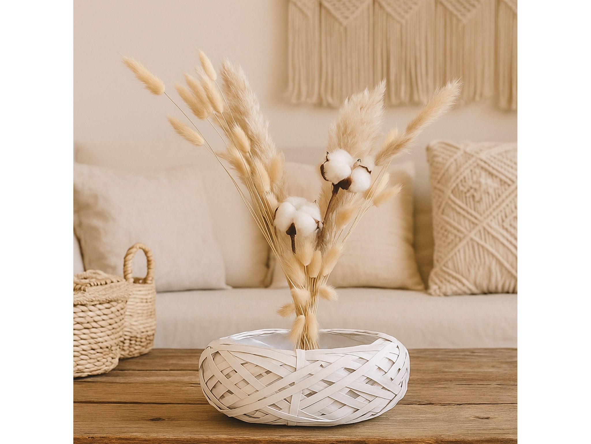 OSŁONKA DONICZKA RATTANOWA Z FOLIĄ ZESTAW 2SZT 30x21x9 20x15x7