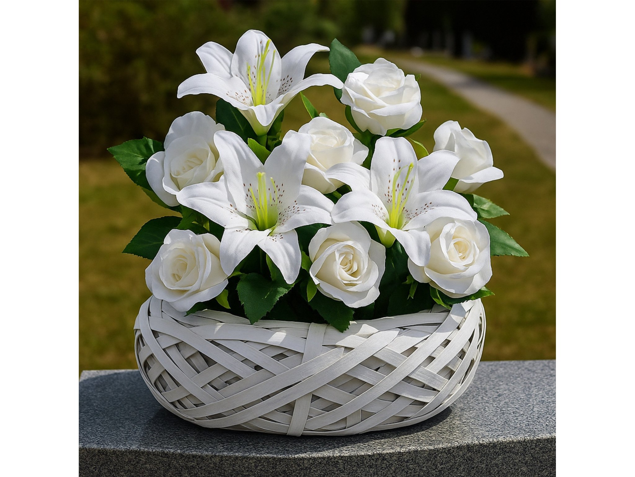 OSŁONKA DONICZKA RATTANOWA Z FOLIĄ ZESTAW 2SZT 30x21x9 20x15x7