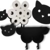 STOJAK NA PAPIER TOALETOWY METALOWY 38x12,6x26,5cm - kot