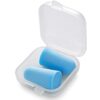 ZATYCZKI DO USZU STOPERY PIANKOWE - niebieski etui