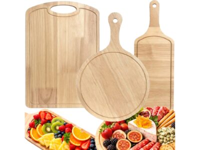 ZESTAW DESEK KUCHENNYCH DREWNIANYCH 34x23x1CM 35x23x1CM 39x13,5x1CM 3SZT