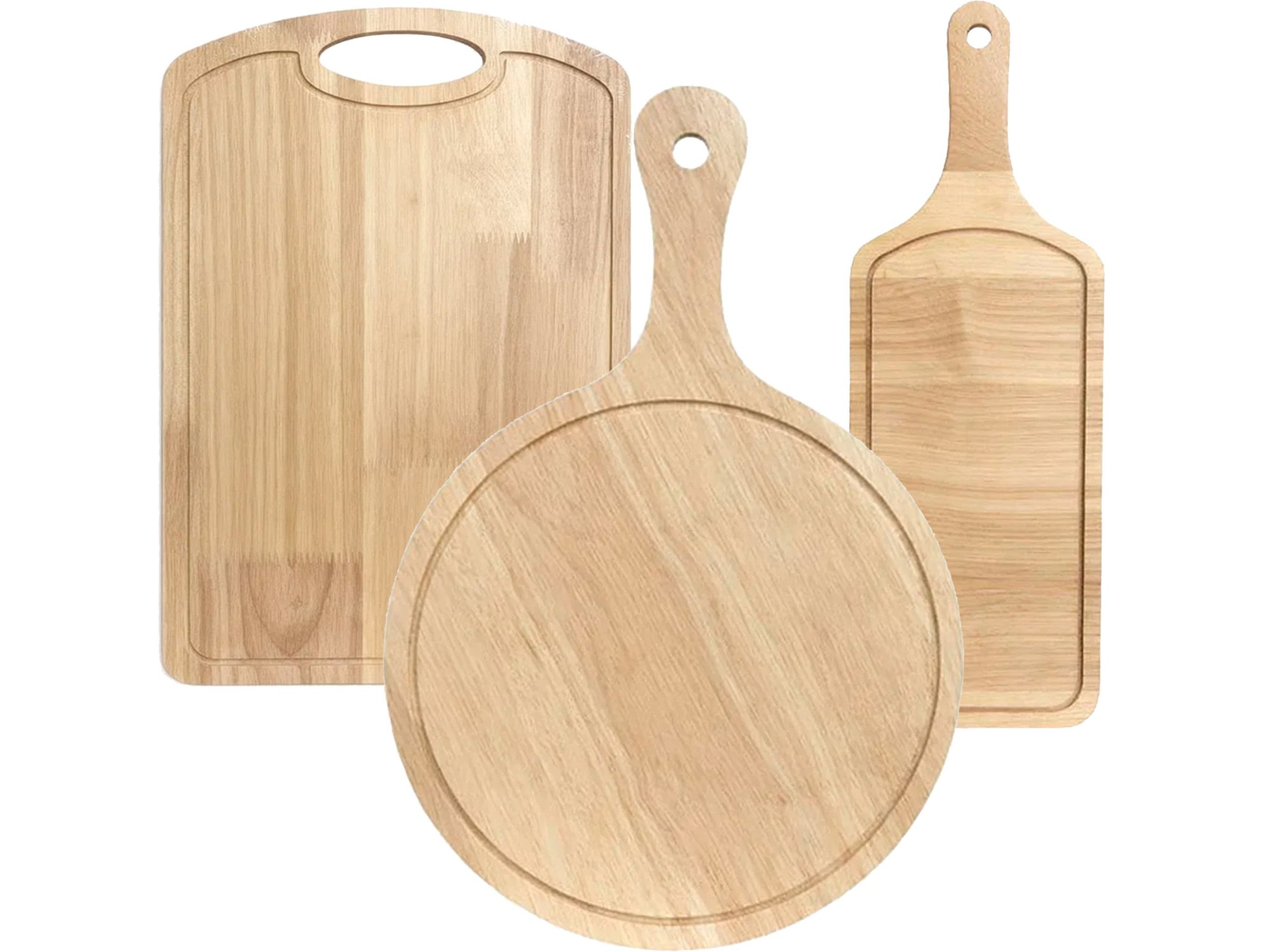 ZESTAW DESEK KUCHENNYCH DREWNIANYCH 34x23x1CM 35x23x1CM 39x13,5x1CM 3SZT