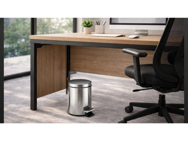 ARTEX BINTY KOSZ NA ŚMIECI Z PEDAŁEM ZE STALI NIERDZEWNEJ 5L/21.35.05 8001579135058