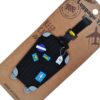 BRELOK IDENTYFIKATOR BAGAŻU ZAWIESZKA DO WALIZKI 18x6,5CM - czarny