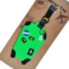 BRELOK IDENTYFIKATOR BAGAŻU ZAWIESZKA DO WALIZKI 18x6,5CM - zielony