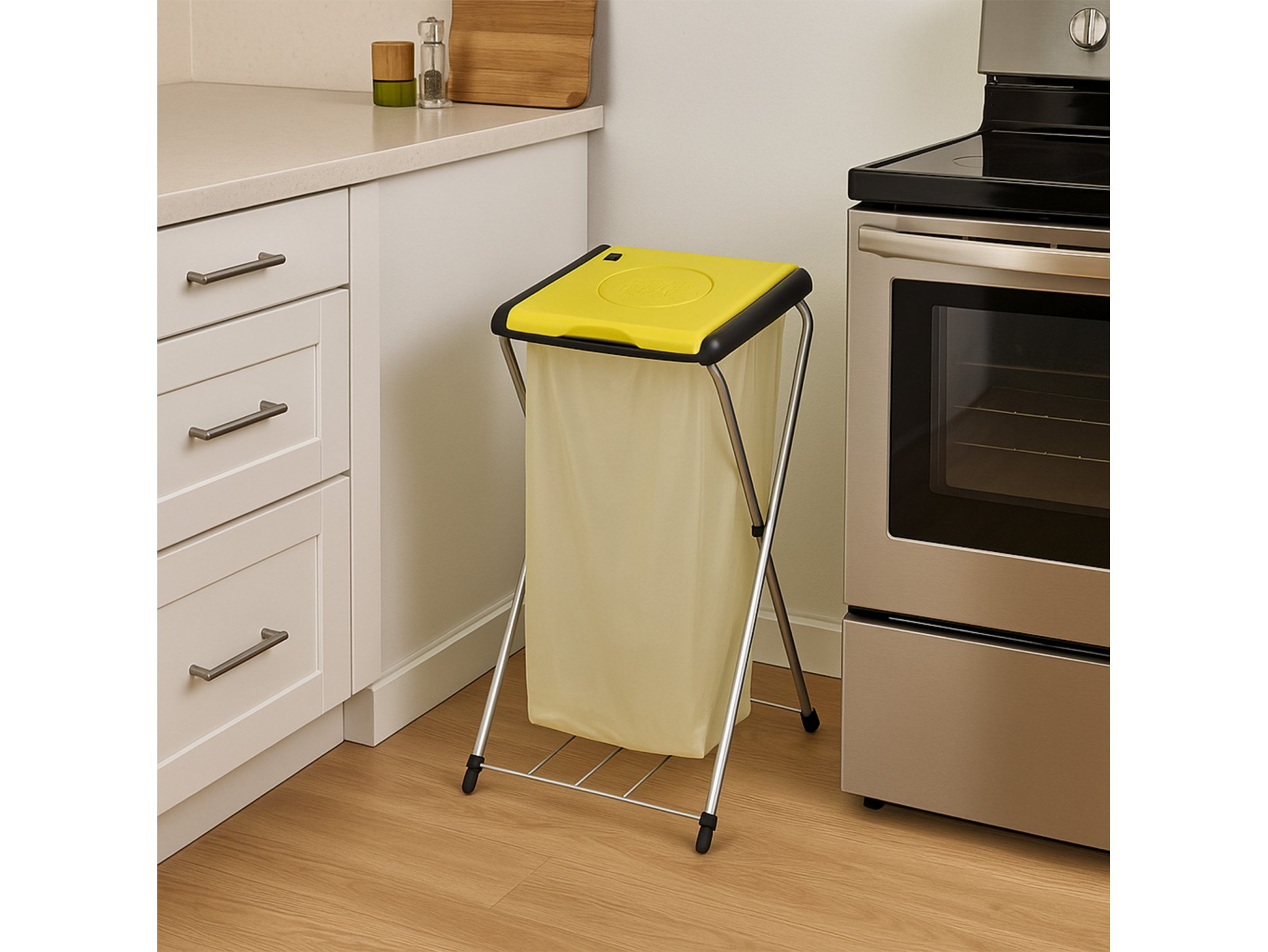 GIMI NATURE 1 PLUS STOJAK NA WORKI NA ŚMIECI/GIMI NATURE 1 PLUS ŻÓŁTY GM 154395 8001244009783