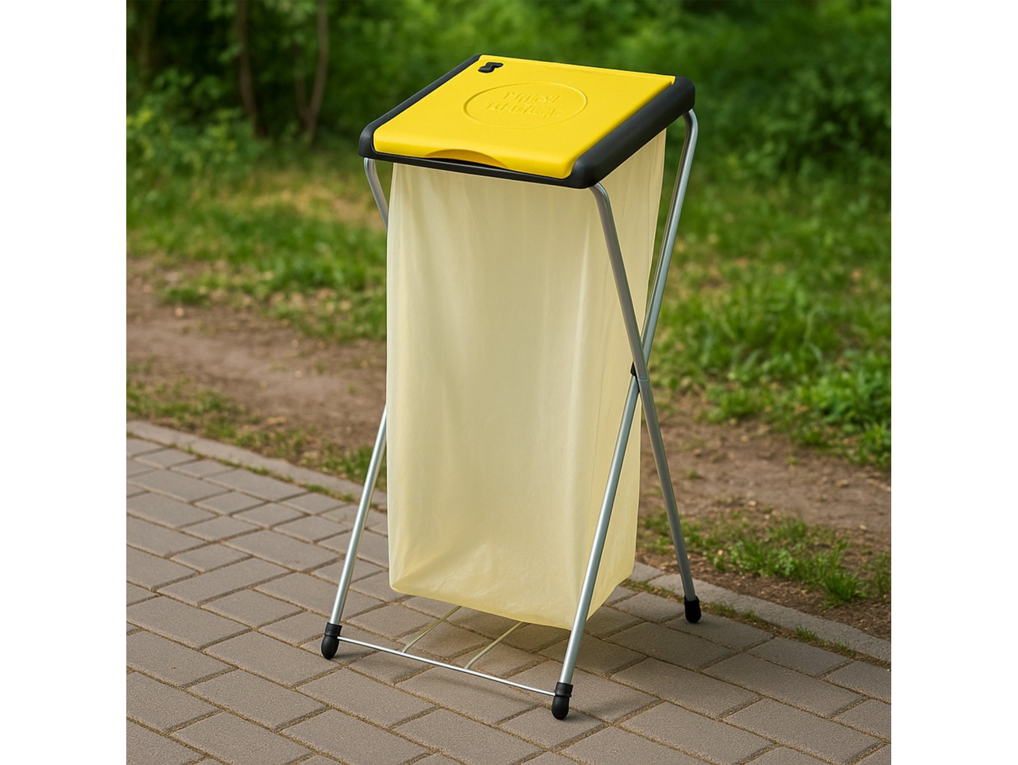 GIMI NATURE 1 PLUS STOJAK NA WORKI NA ŚMIECI/GIMI NATURE 1 PLUS ŻÓŁTY GM 154395 8001244009783