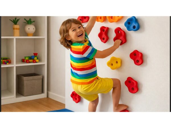 KAMIENIE WSPINACZKOWE UCHWYTY KOLOROWE 10SZT