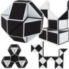 KOSTKA MAGICZNA UKŁADANKA 24-SEGMENTY 23x1,3x0,9cm - czarny