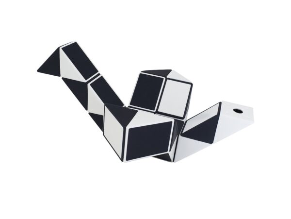 KOSTKA MAGICZNA UKŁADANKA 24-SEGMENTY 23x1,3x0,9cm - czarny