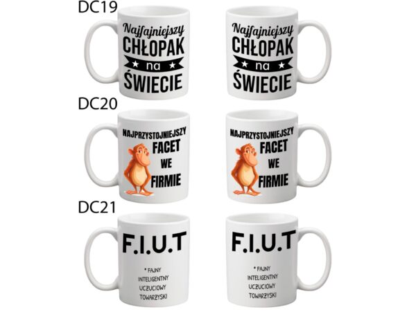 KUBEK DO SUBLIMACJI 330ML BIAŁY - Dzień chłopaka - grupa