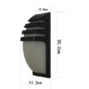 LAMPA LED ELEWACYJNA ZEWNĘTRZNA KINKIET OGRODOWY
