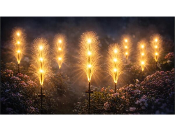 LAMPA OGRODOWA SOLARNA LED TRAWA PAMPAS