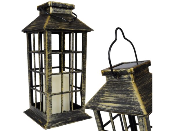 LAMPA SOLARNA LAMPION Z CZUJNIKIEM RUCHU I ZMIERZCHU