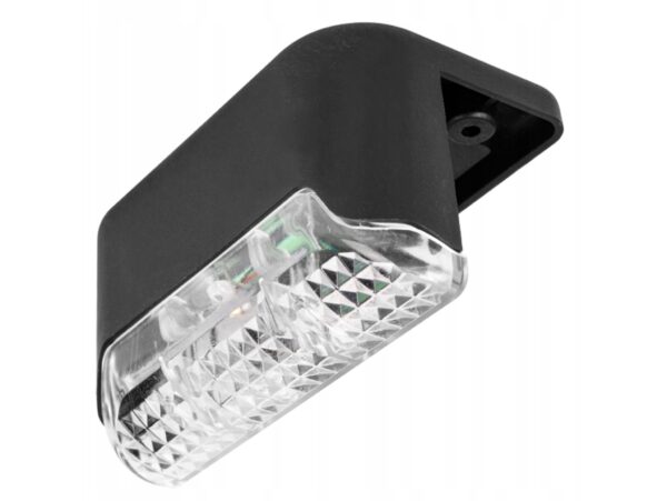 LAMPKA LAMPA SOLARNA KRAWĘDZIOWA 1 LED 8x4,5x4,2cm - czarny/ciepły biały 4szt
