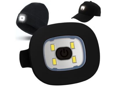 LAMPKA LED DO CZAPKI ZIMOWEJ Z LAMPKĄ LED