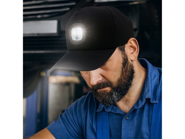 LAMPKA LED DO CZAPKI ZIMOWEJ Z LAMPKĄ LED
